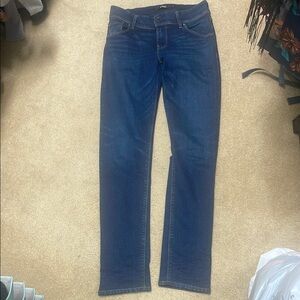 Hudson Jeans Blue Straight Leg Classic Denim